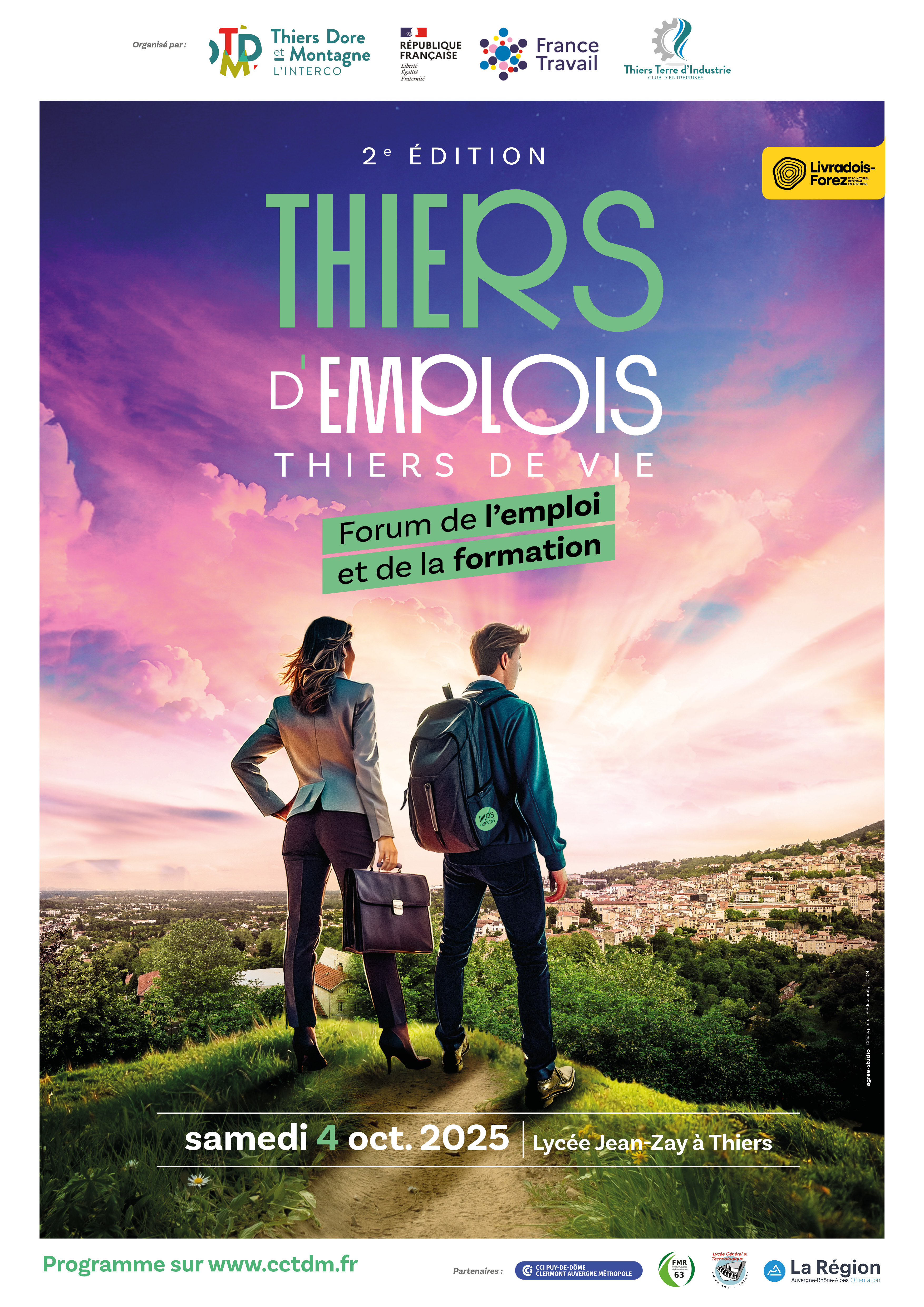 Flyer du Forum de l'Emploi et de la Formation